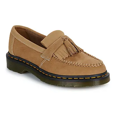 Dr. Martens Adrian Savannah Tan Tumbled Nubuck+E.H.Suede women's Loafers / Casual Shoes in Beige