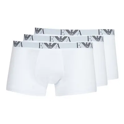 Emporio Armani CC715-PACK DE 3 men's Boxer shorts in White