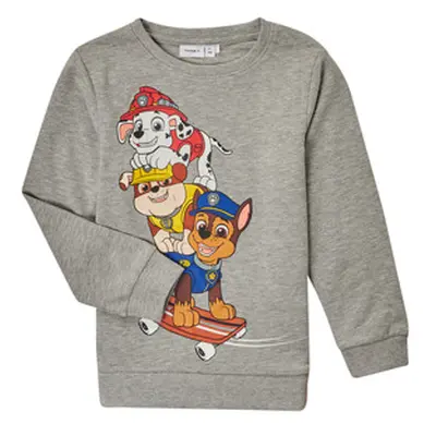 Name it NMMJOSHU PAW PATROL SWEAT boys's Children's sweatshirt in Grey