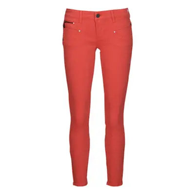 Freeman T.Porter ALEXA CROPPED NEW MAGIC COLOR women's Trousers in Red