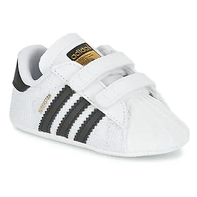 Adidas SUPERSTAR CRIB boys's Children's Shoes (Trainers) in White