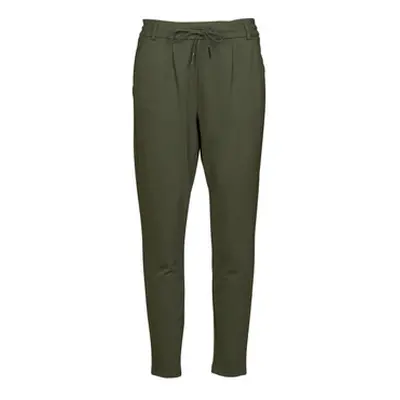 Only ONLPOPTRASH LIFE EASY COL PANT PNT NOOS women's Trousers in Kaki