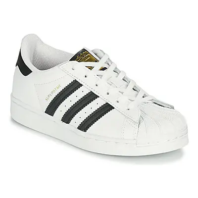 Adidas SUPERSTAR C boys's Children's Shoes (Trainers) in White