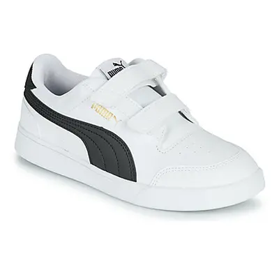 Puma SHUFFLE PS girls's Children's Shoes (Trainers) in White