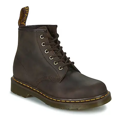 Dr. Martens 101 Crazy Horse women's Mid Boots in Brown