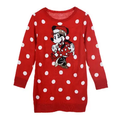 TEAM HEROES ROBE MINNIE MOUSE girls's Children's dress in Red