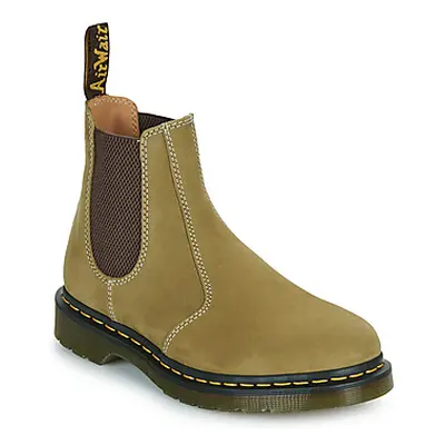 Dr. Martens 2976 Muted Olive Tumbled Nubuck+E.H.Suede women's Mid Boots in Kaki