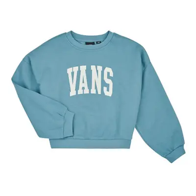 Vans Stadium Loose Crew GR girls's Children's Sweatshirt in Blue