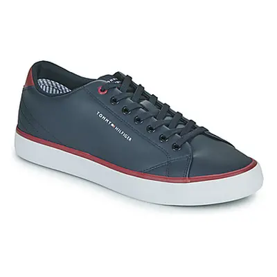 Tommy Hilfiger TH HI VULC CORE LOW LEATHER men's Shoes (Trainers) in Blue