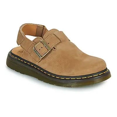 Dr. Martens Jorge Ii Savannah Tan Tumbled Nubuck men's Clogs (Shoes) in Beige