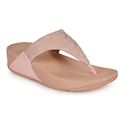 FitFlop LULU GLITZ TOE-POST SANDALS women's Flip flops / Sandals (Shoes) in Pink