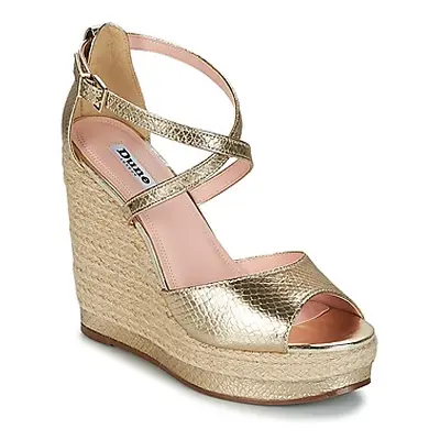 Dune London KANDIS women's Sandals in Gold