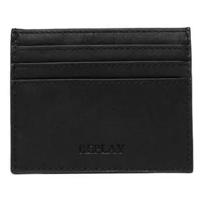 Replay Mens Cardholder women's Purse wallet in Black