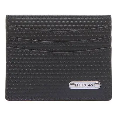 Replay Unisex Card Holder women's Purse wallet in Black