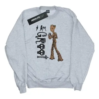 Marvel Avengers Infinity War I Am Teenage Groot women's Sweatshirt in Grey
