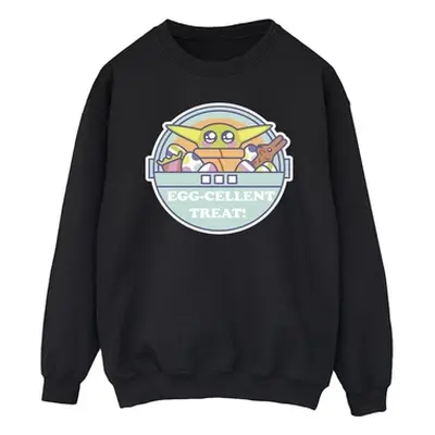 Disney The Mandalorian Eggcellent Easter men's Sweatshirt in Black