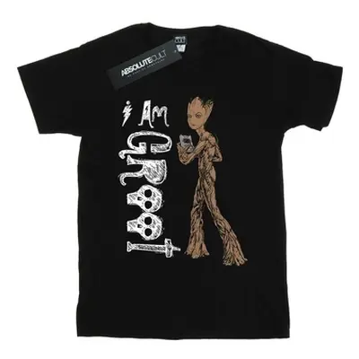 Marvel Avengers Infinity War I Am Teenage Groot women's in Black