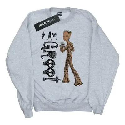 Marvel Avengers Infinity War I Am Teenage Groot boys's Children's sweatshirt in Grey