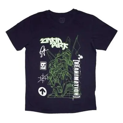 Linkin Park Reanimation Robot Sketch women's in Blue
