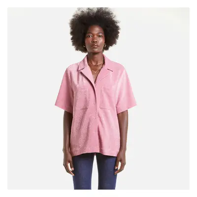 Never Fully Dressed Women's Pink Lurex Lulu Blouse - Pink