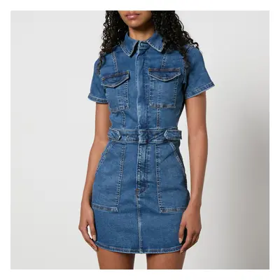 Good American Fit For Success Denim Mini Dress