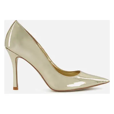 Dune London Women's Attention Metallic Patent-Leather Heeled Pumps