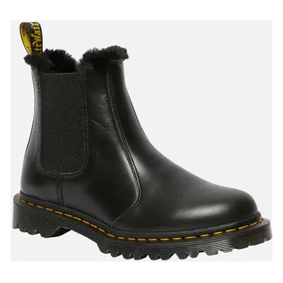 Dr. Martens Women's 2976 Leonore Fur Lined Leather Chelsea Boots - Dark Grey