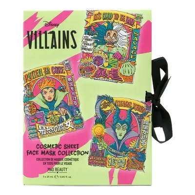 Disney Wicked Villains Cosmetic Sheet Mask TrioCosmetic Sheet Mask Colour: Multi