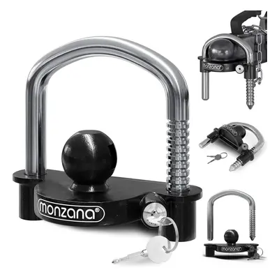 Anti-theft Trailer Lock Black Universal Anti-theft Device