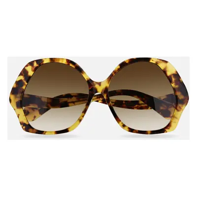 Vivienne Westwood Sophia Acetate Hexagonal-Frame Sunglasses