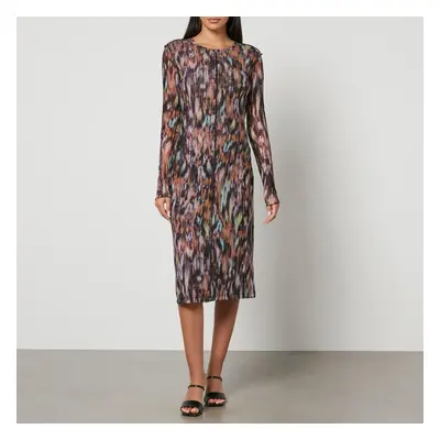 PS Paul Smith Printed Mesh Midi Dress