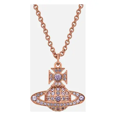 Vivienne Westwood Carmela Bas Relief Rose Gold-Tone Necklace