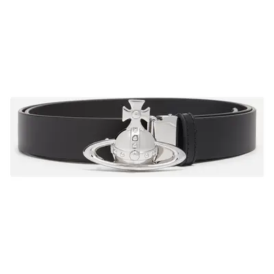 Vivienne Westwood Orb Buckle Palladio Leather Belt