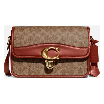 Coach Leather Signature Studio Shoulder Bag