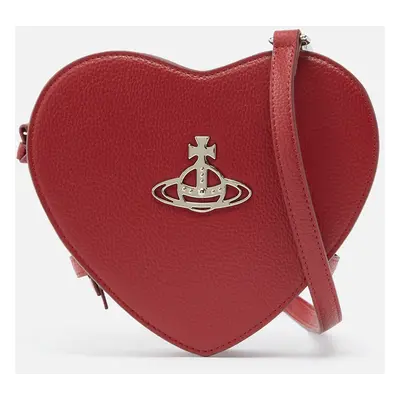 Vivienne Westwood Louise Heart Faux Leather Crossbody Bag