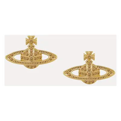 Vivienne Westwood Mini Bas Relief Gold-Tone Earrings