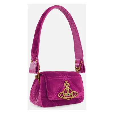 Vivienne Westwood Hazel Small Velour Handbag