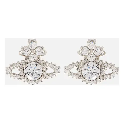 Vivienne Westwood Women's Valentina Orb Earrings - Platinum/White