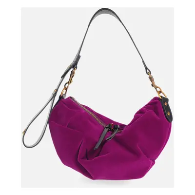 Vivienne Westwood Agnes Small Velvet Shoulder Bag