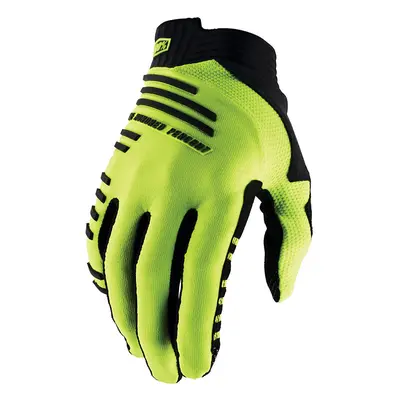 100% R-Core Bicycle Gloves, yellow, Size for Men