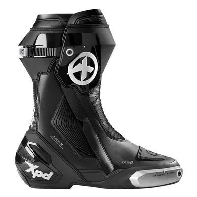 XPD XP9-R Motorcycle Boots, black-white, Size for Men