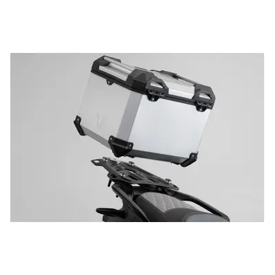 SW-Motech TRAX ADV top case system - Silver. Triumph Tiger 1200 models (11-).