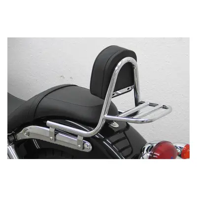 FEHLING Sissy Bar made of tube with cushion and carrier, TRIUMPH Speedmaster 2008-, silver