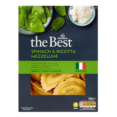 Morrisons The Best Spinach & Ricotta Mezzalune