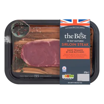 Morrisons The Best 30 Day Matured Sirloin Steak 227g