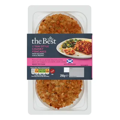 Morrisons The Best Chunky Thai Salmon & Prawn Fishcakes