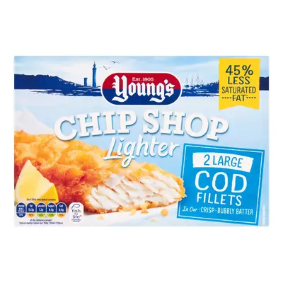 Young'S Light 2 Large Cod Fillet