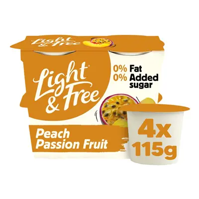 Light & Free Peach & Passion fruit Yogurt