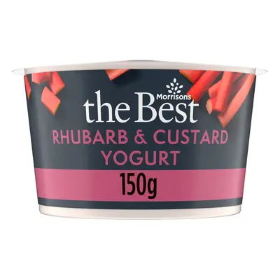 Morrisons The Best Rhubarb And Custard Yoghurt