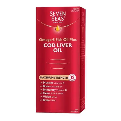 Seven Seas Cod Liver Oil Max Strength Liquid